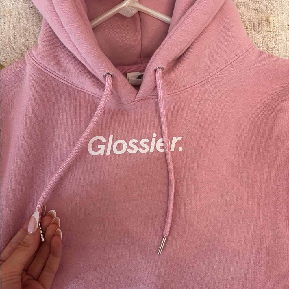 Glossier Pink Oversized Sweatshirt
